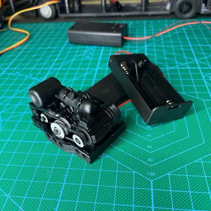 Ready Mesin miniatur bus RKC nyala Engine