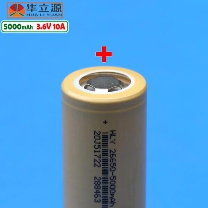 Baterai 26650 5000 Mah Senter Led Battery Pack Ebike 5000 Mah HLY