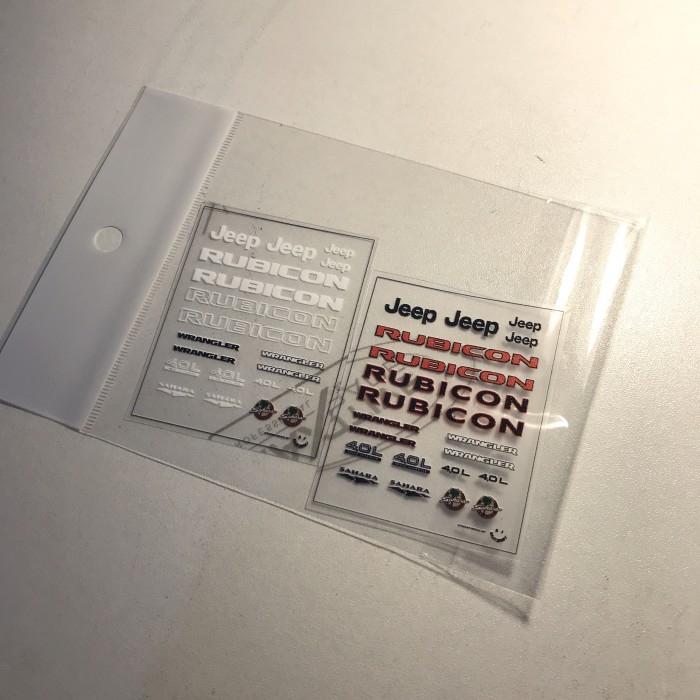 sticker RC rubicon MN128 mn