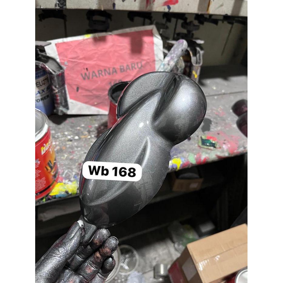 kks cat dark grey metalik jenis pu/cat abu abu metalik pu