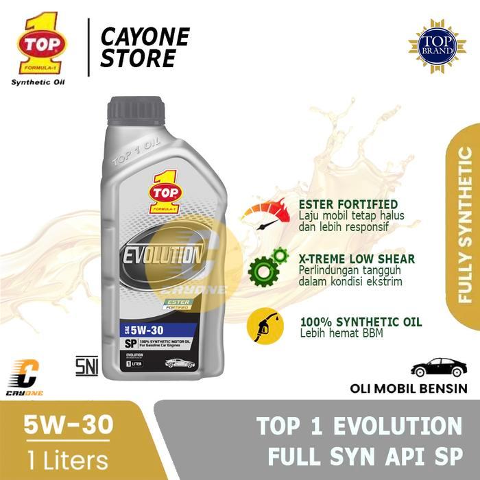 TOP 1 TOP1 Oli Mobil EVOLUTION Full Synthetic SAE 5W-30 API SP 1 L