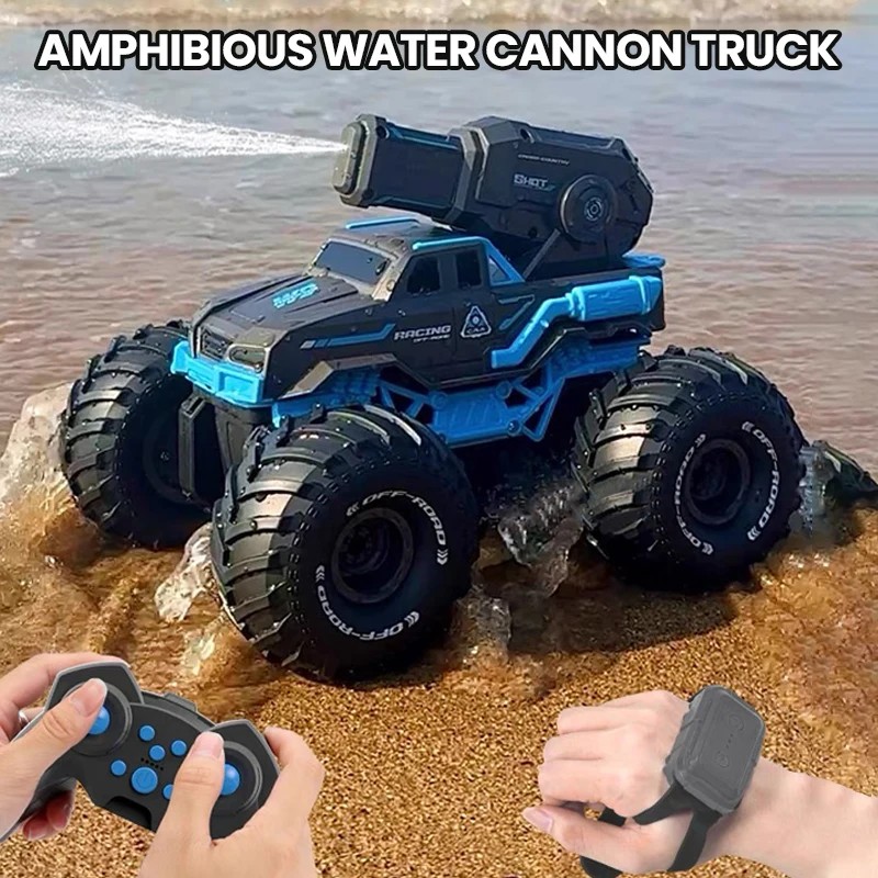 Amphibious Rc Car 2 Control Mode Remote Control Climbing Car 2.4Ghz Off-Road Stunt Vehicle Water