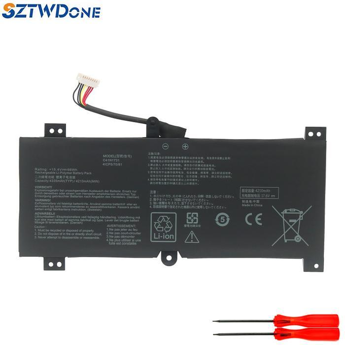 Baterai SZTWDONE C41N1731 Laptop for ASUS ROG GL504 GL504G gl504GM GL504GS GL504GW S5C STRIX SCAR II