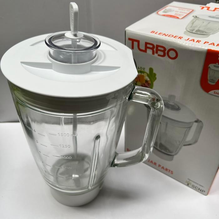 SET GELAS JUS BLENDER PHILIPS TURBO KACA ORI SPAREPART BLENDER