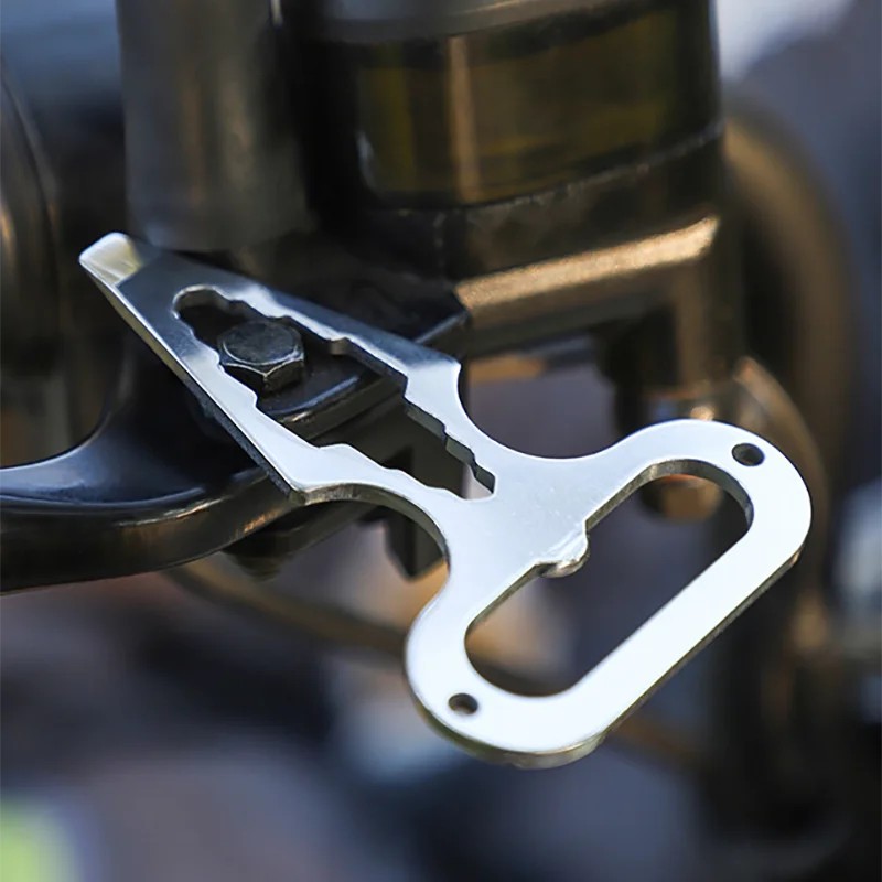 Stainless Steel Edc Self-Defence Pointed Wrenchoutdoor Camping Suppliesmultifunctional Toolsportable