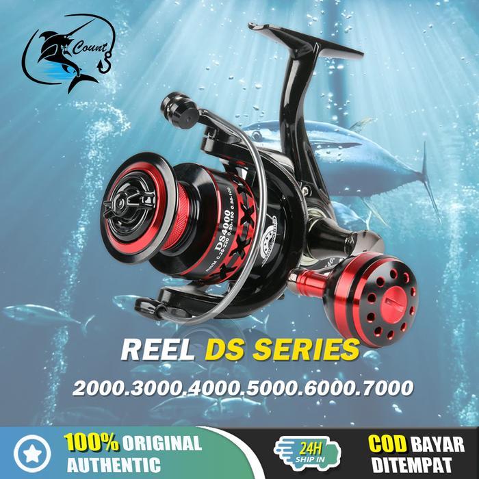Fishing Reel DS2000 - 7000 10 Kg / DEUKIO Gulungan Pancing Ikan Logam / Tarikan Pancing Ikan Logam