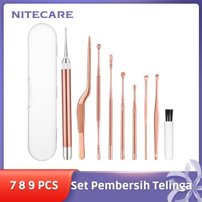 kv3g- Set Korek Kuping Alat Pembersih Telinga Aman Untuk Bayi Atau Dewasa