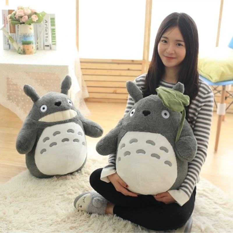 Cartoon Lotus Leaf Totoro Peluche Plush Toy Totoro Plushies Stuffed Animal Doll Totoro Plushies Sofa