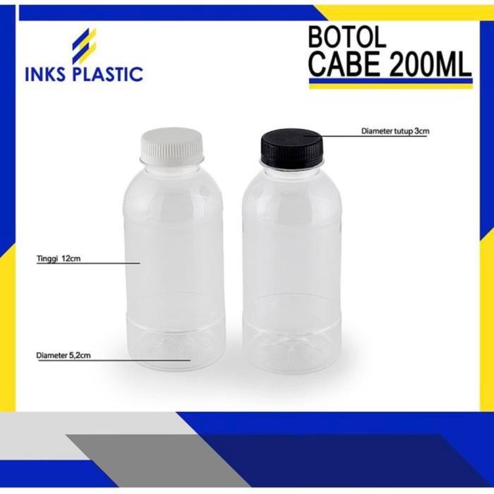 doni- Botol Cabe 200 Ml Botol Plastik 200Ml Cabe