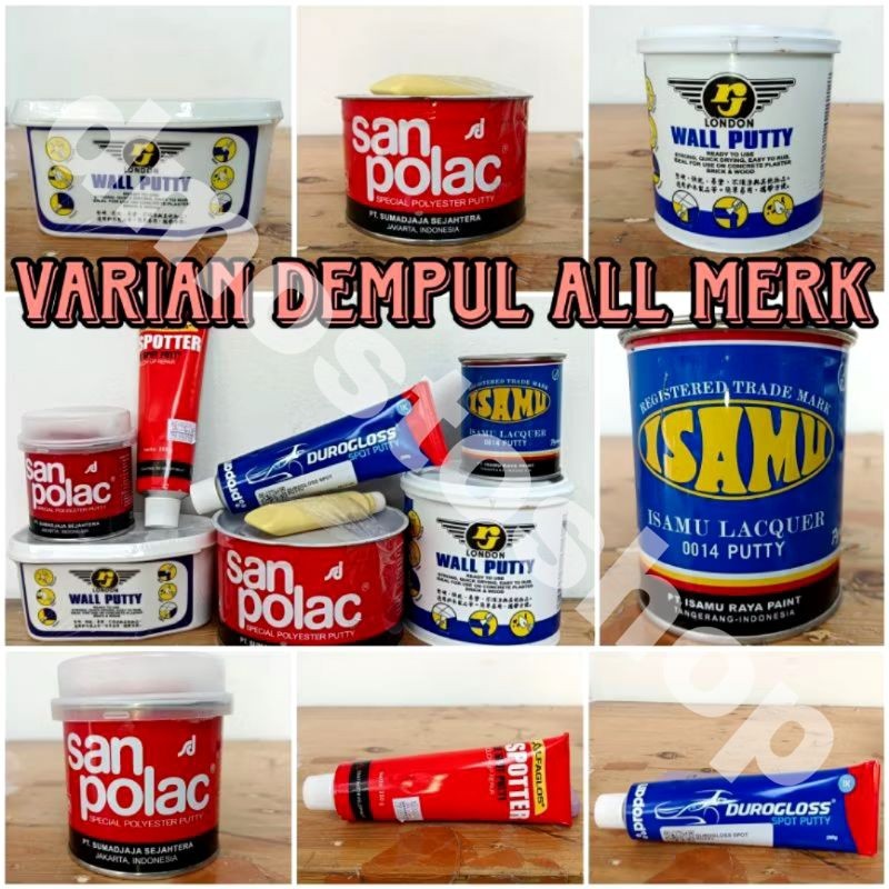 varian semua dempul wallputty dempul motor dempul mobil dempul instan durogloss dempul alfa gloss