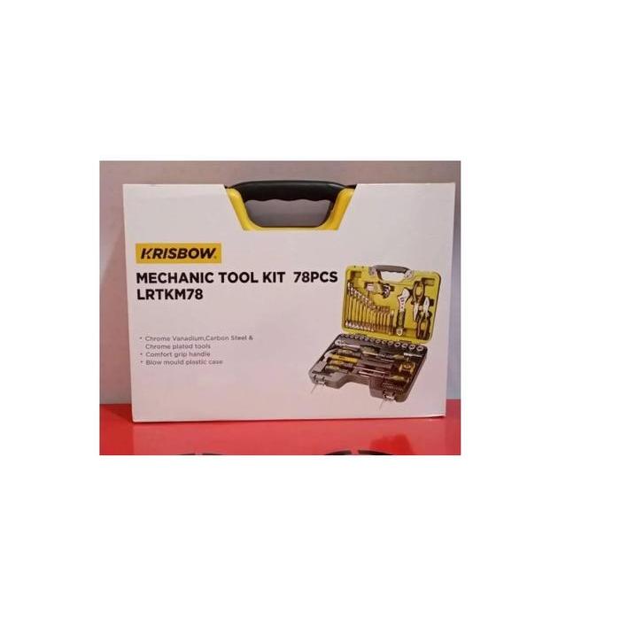 ToolSet Krisbow 78/Mechanical Hand Toolset/Alat Pertukangan Komplit