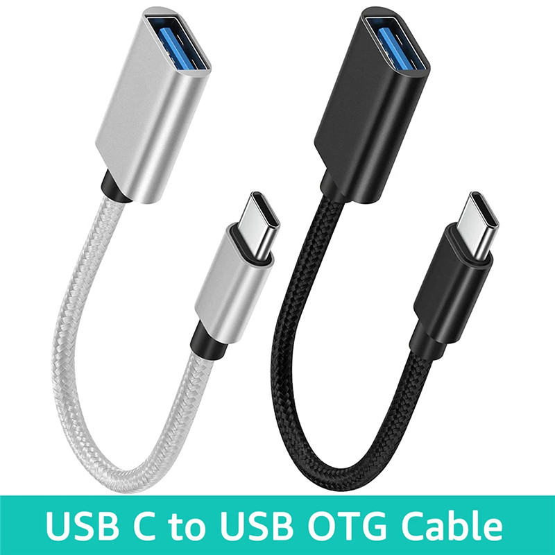 OTG Cable Type C to USB Female Adapter Cable For Macbook Samsung Huawei Honor Xiaomi Realme POCO USB