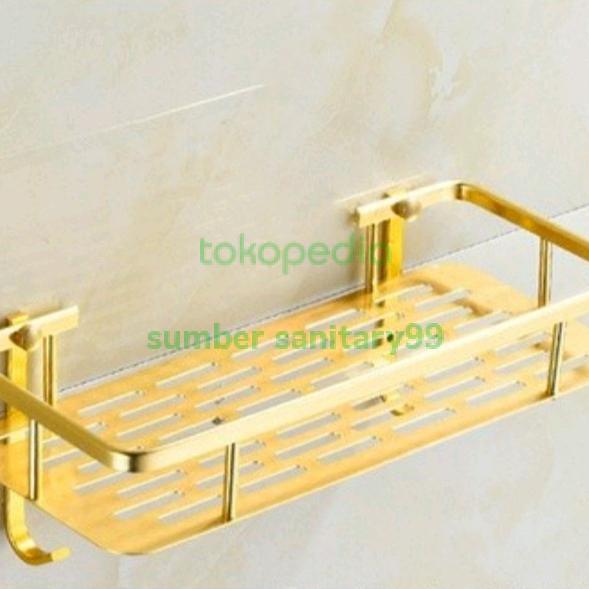 Rak Sabun Gold/Rak Kamar Mandi