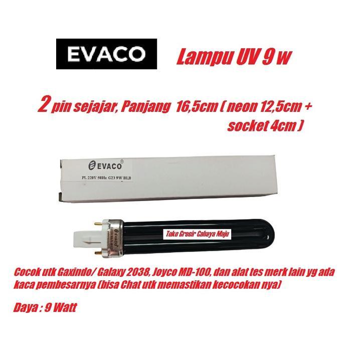 luxp- Lampu Uv Pl-S 9 W Tester Uang Model Tusuk 9W Money Detector Lamp