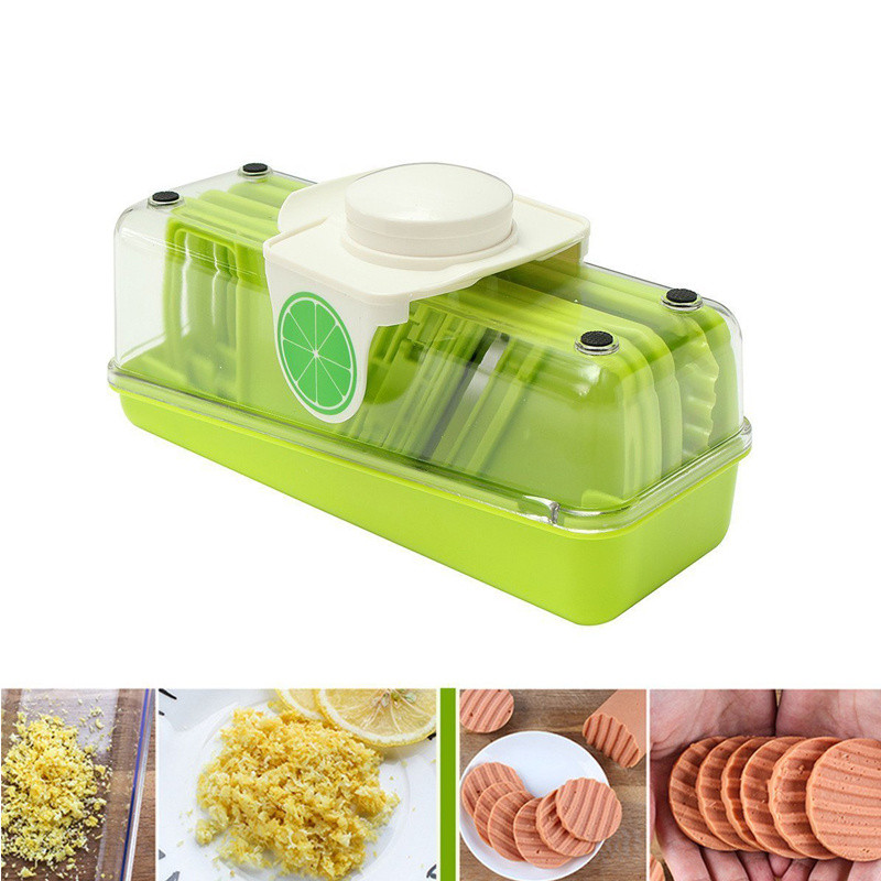 LMETJMA Mandoline Food Slicer Adjustable Stainless Steel Vegetable