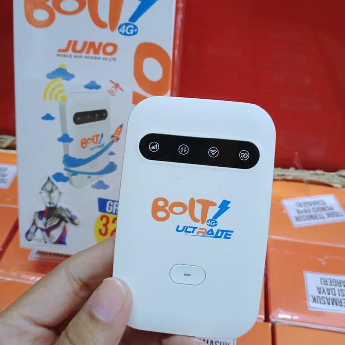 Kemaslgsg- Bolt Juno Mifi 4G Modem Wifi 4G Unlock Free Kartu Perdana Smartfren