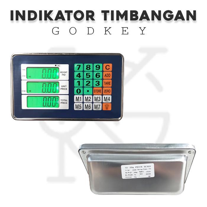 INDIKATOR KEPALA TIMBANGAN DIGITAL TIMBANGAN DUDUK ELEKTRONIK CHARGER