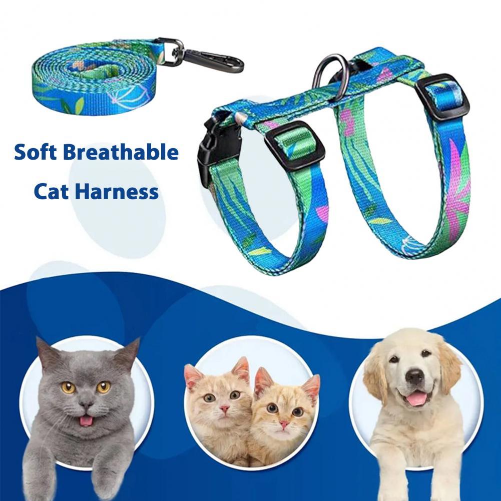 Comfortable Cat Carrier Design Cat Carrier Lightweight Escape Proof Cat Harness Leash Set for