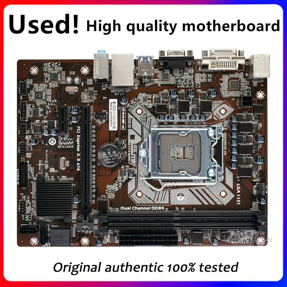 For Colorful C.H110M-K V20 H110M-K Desktop Motherboard For Intel H110 DDR4 LGA 1151 Original Desktop