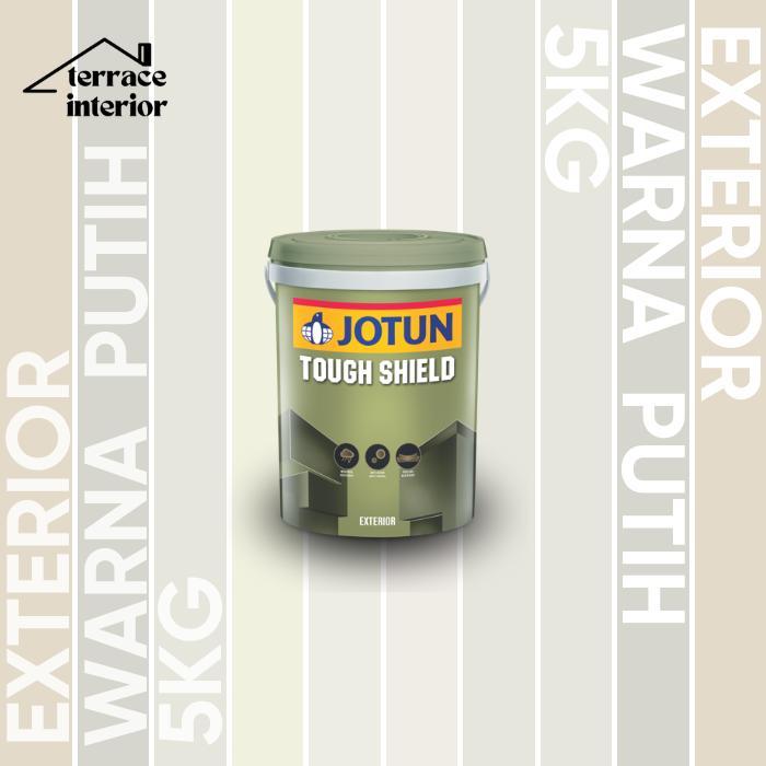 Cat Tembok Tough Shield Jotun warna Putih 5 kg