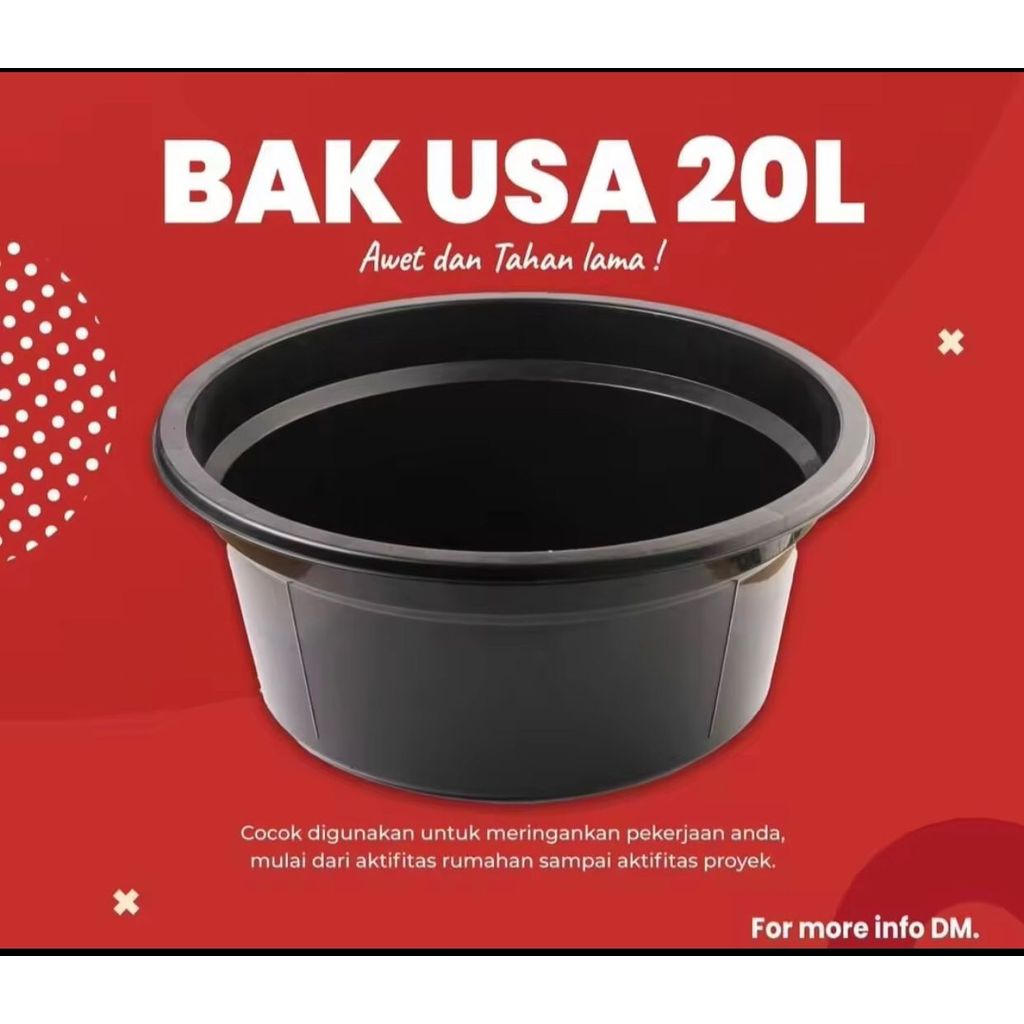 Bak Air Besar/Bak Kamar Mandi/Bak Rendam 20 Warna