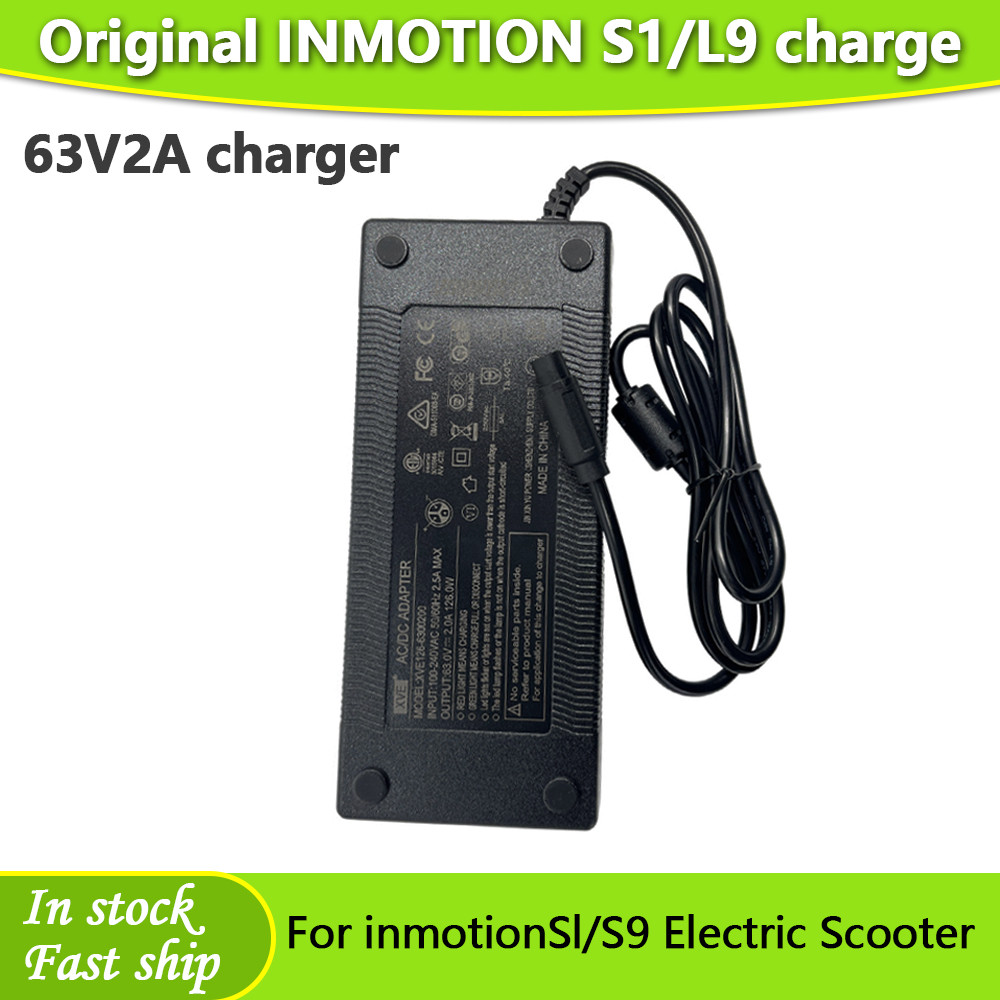 Original Power Charger For INMOTION S1/L9 Electric Scooter INMOTION Kickscooter 63V Li-on Battery