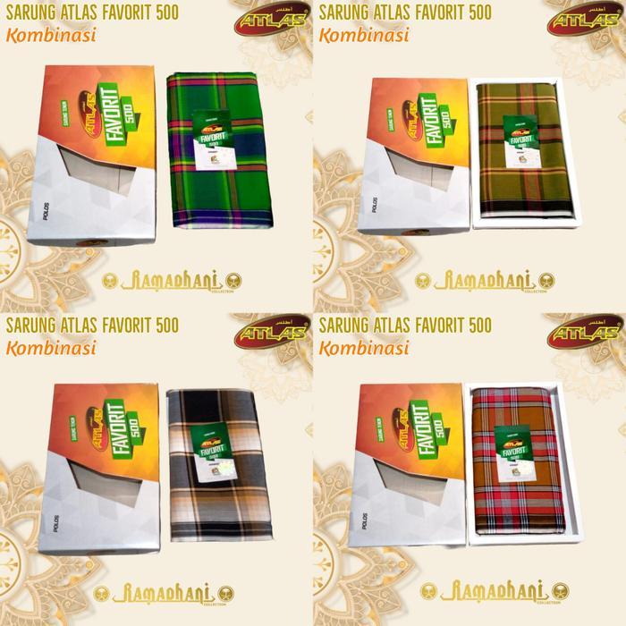 Sarung Atlas Favorit 500 Kombinasi