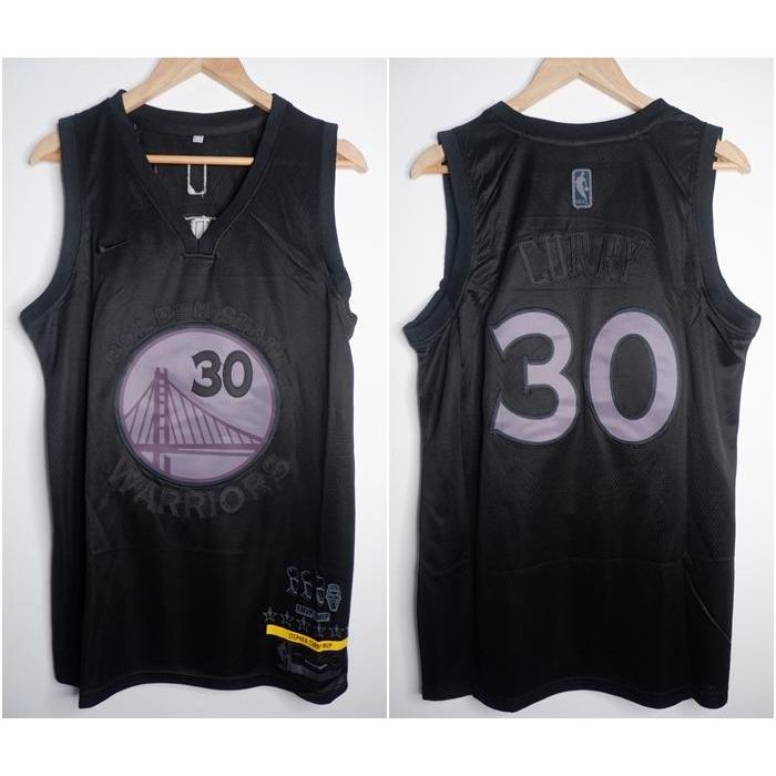 JERSEY BASKET NBA MVP EDITION GOLDEN STATE WARRIORS #30 STEPHEN CURRY HITAM