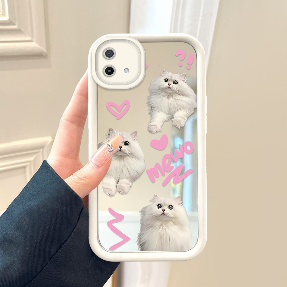 Casing Hp Untuk OPPO A16K A16E Soft Cover Cute Cat Mode Sofcase JZ TY 1012 Cassing