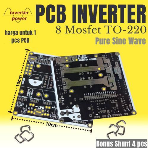 PCB INVERTER PSW PURE SINE WAVE 1000W 1KVA EGS002 LF BONUS SHUNT