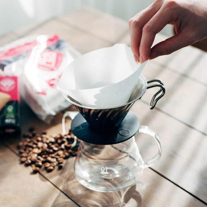 Hario - V60 Coffee Paper Filter Vcf-03-100W - Kertas Saringan Kopi