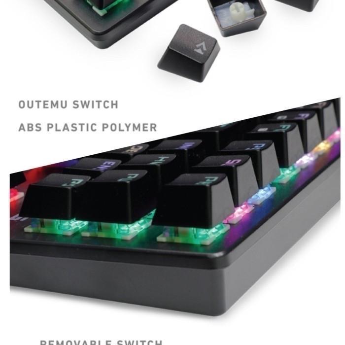 Rexus MX9 Legionaire TKL Mechanical Gaming Keyboard Mekanikal MX 9