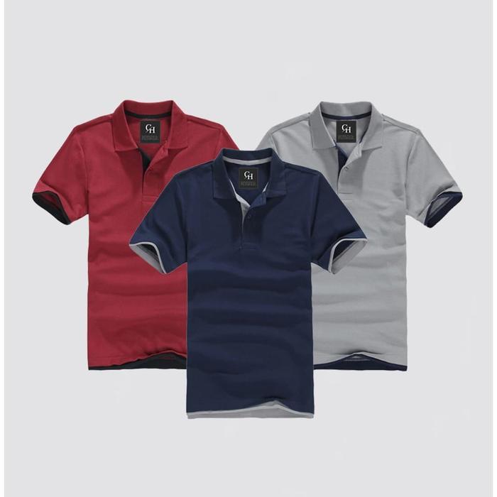 PROMO (GGV) BAJU KAOS PRIA POLO SHIRT POLOS KAOS POLO SMITH DISTRO BANDUNG DESAIN STYLISH BAHAN