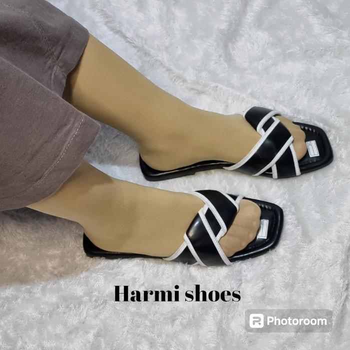 Sendal Keteplek Wanita Model Korea / Sandal Keteplek Terbaru Empuk Harmi Hm 07 Cewek Karet