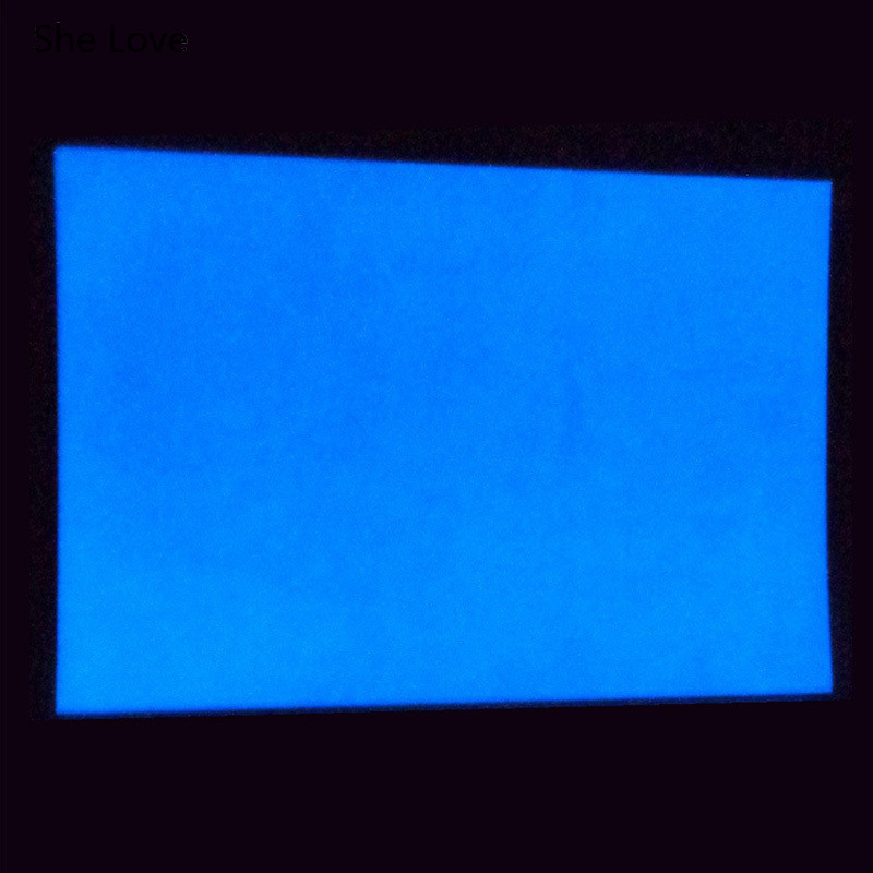 A4 Glow In The Dark Printing Paper PET Adhesive Night Light Film Adhesive Printing Inkjet Luminous P