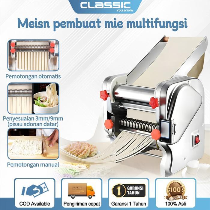 550W mesin mie listrik / gilingan mie listrik otomatis / mesin pembuat mie / mesin giling