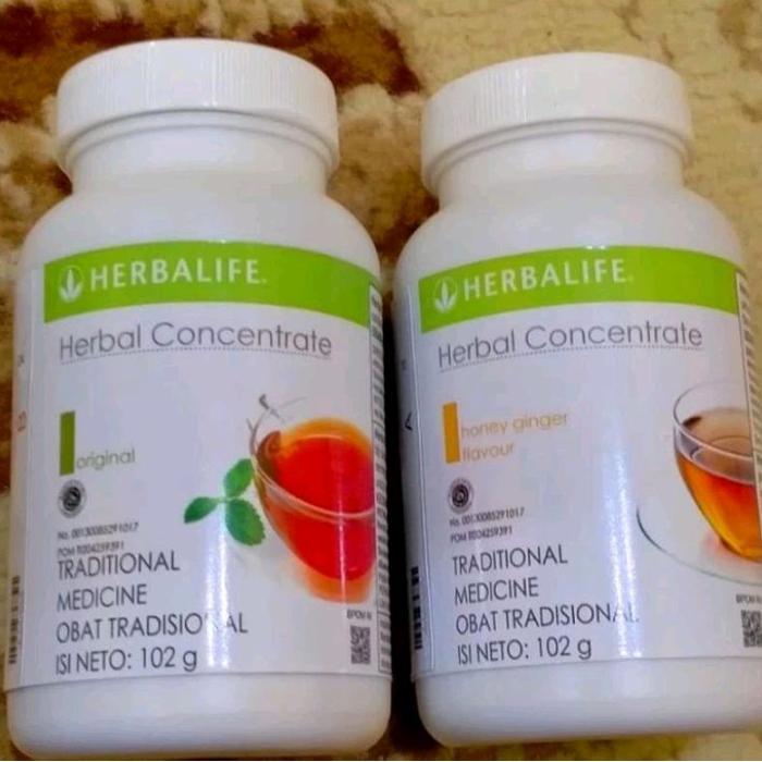 Teh Herbalife Thermo Teh Concentrate Herbalife Ginger Honey Original
