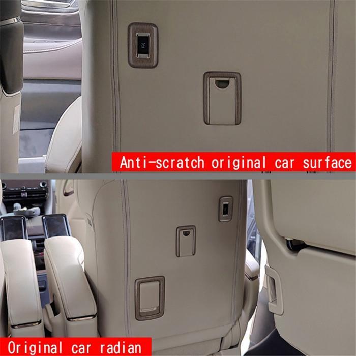 For Toyota Alphard/Vellfire 40 Series 2023+ Car Second Row Seat Button Frame Trim High Configuration