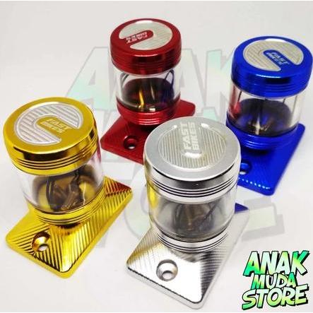 Tutup Minyak Rem Master Rem Depan CNC Motor Tabung Transparan Satria Fu CBR Sonic Vixion CB