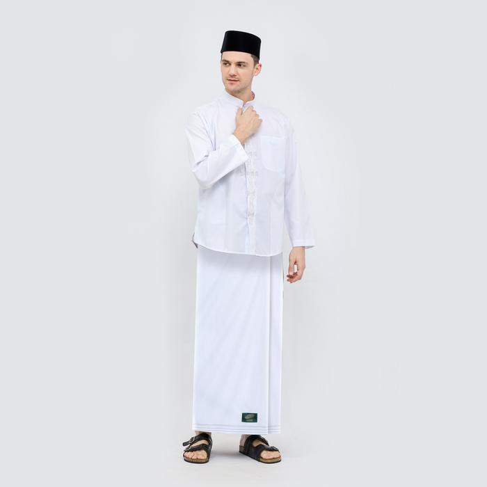 Sarung ATLAS Favorit 520 Polos Warna Putih