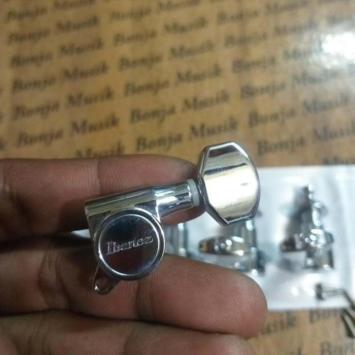 Original Tuner Ibanez Premium Tuner 6 Inline Chrome Ibanez Premium Ready