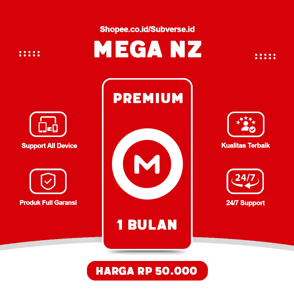 Mega NZ Pro Storage 1 Tahun