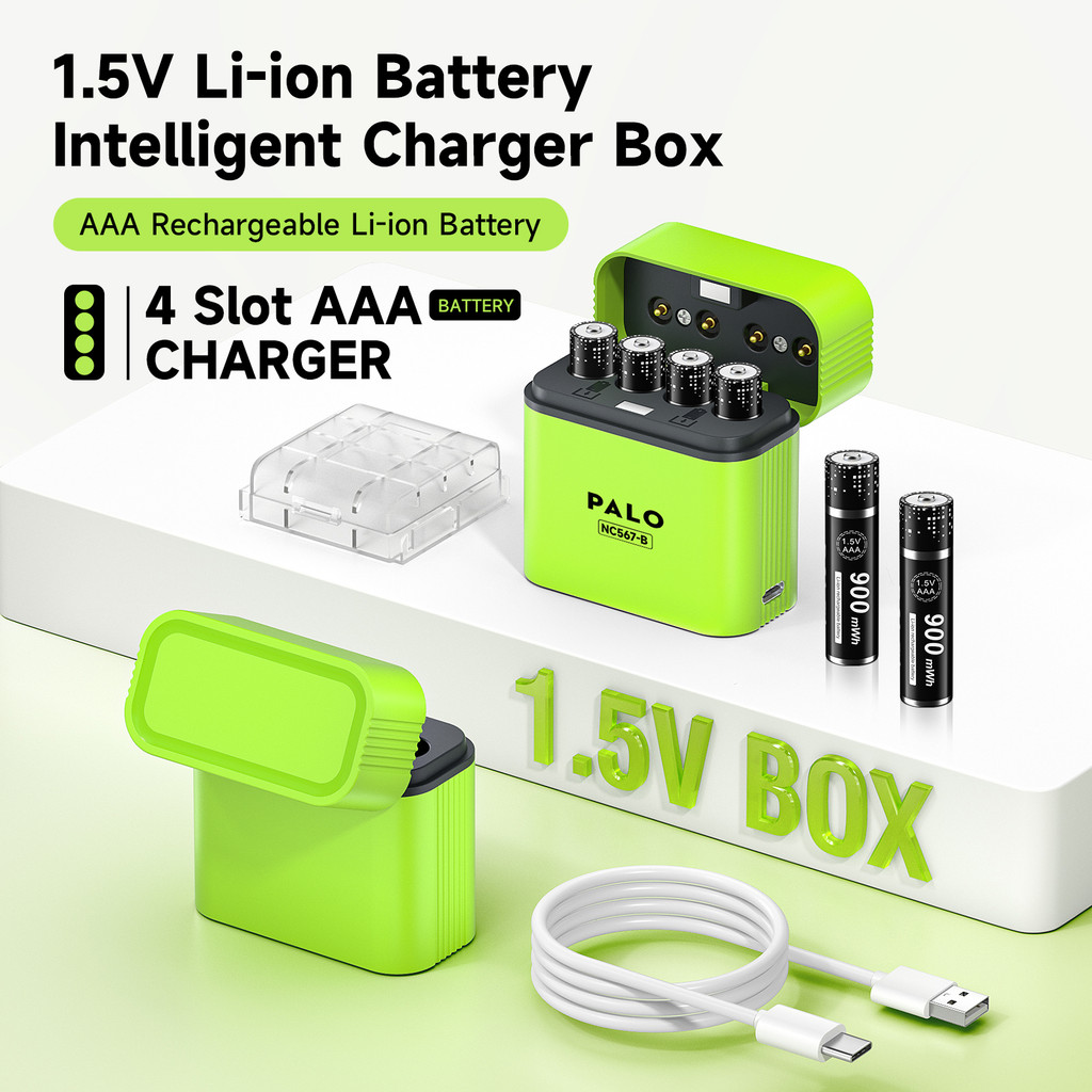 AAA Rechargeable Battery 900mWh LR3 AAA Lithium Batteries for Clocks Mice Remote Control+Smart