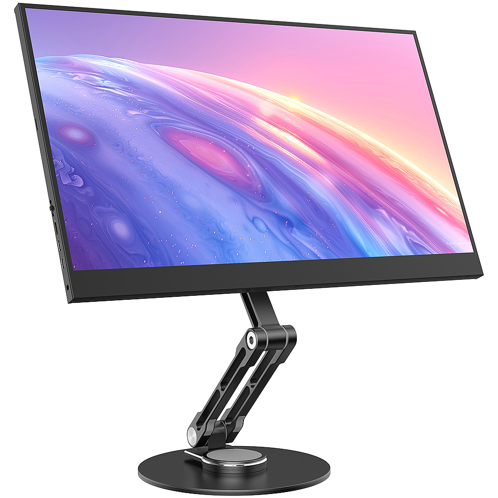 Uperfect Single Monitor Vesa Stand Fits Max 18.5 Inch Computer Screen Free Standing Desk Stands Hold