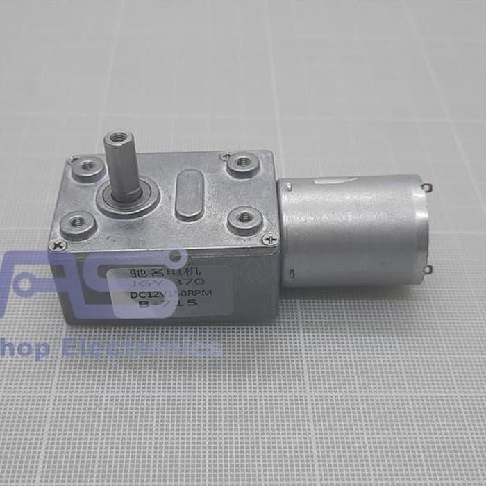 Worm Gear Motor DC GW4632-370 12V 150RPM