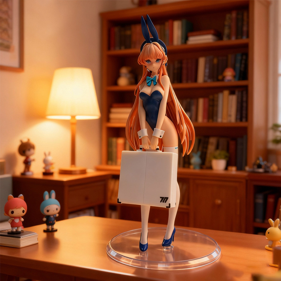 23Cm Blue Archive Bunny Girl Figure - Anime Girl Design, Sexy Model Doll, Decoration Gift,