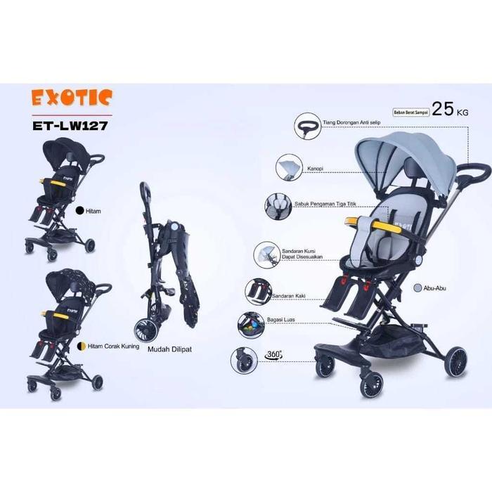 Stroller EXOTIC LW-127 / Magic stroller exotic LW127 / kereta dorong bayi