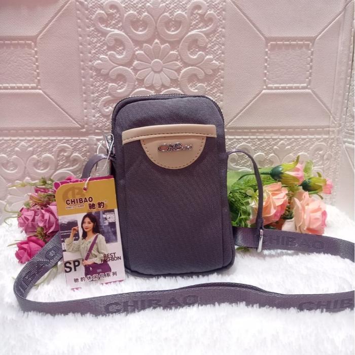 TAS SELEMPANG MINI POUCH HP CHIBAO IMPORT 1667 Kanvas Wanita Canvas