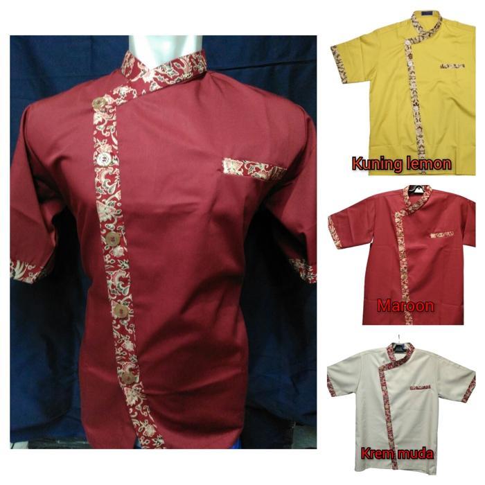Baju Koki Batik Seragam Resto Kafe Hotel Toko Katering