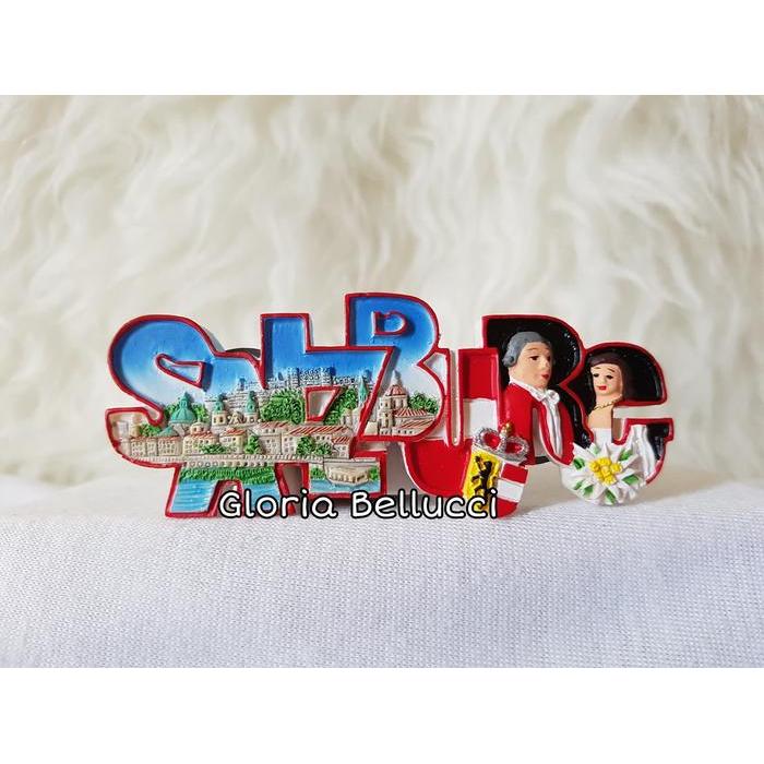 SOUVENIR TEMPELAN MAGNET KULKAS SALZBURG AUSTRIA INNSBRUCK